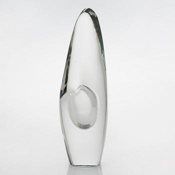 Timo Sarpaneva, an 'Orchid' glass sculpture, signed Timo Sarpaneva Iittala -56.