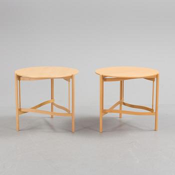 SOFFBORD, ett par, "Tema", design Hans Johansson 1987, Karl Andersson och Söner, Huskvarna.