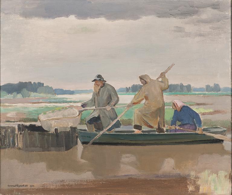 Lennart Segerstråle, oil on canvas, signed and dated 1936.