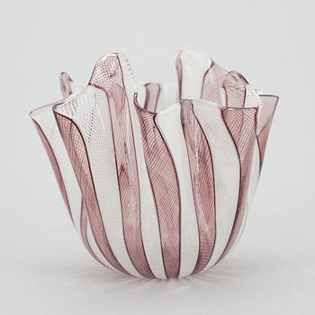 VAS, glas, Fulvio Bianconi och Paolo Venini, Murano, Italien. Otydlig signering.