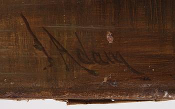 JOSEPH ADAM, tillskr, olja på duk, sign.