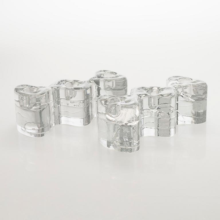 Timo Sarpaneva, A pair of candleholders, 'Arkipelago'-serie, signed Timo Sarpaneva.