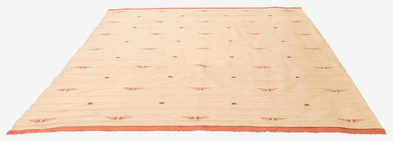 Hårgarnsmatta, Aaltonens Mattväveri, Kiikka, Finland. 360 x 240 cm.