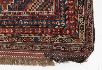 Carpet, qashqai, approx. 230 x 130 cm, antique.