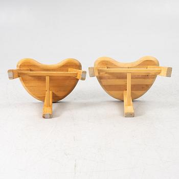 Krogenaes Mobler, pallar, ett par, Norge, 1900-talets mitt.