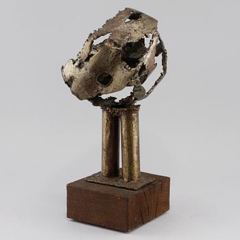 THEODOR PAUCKSTADT, skulptur, metall, signerad och daterad 1965.
