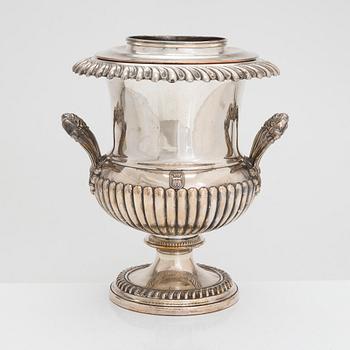 A Viennese silver plated champagne / wine cooler, from Mayerhofer, Austria.