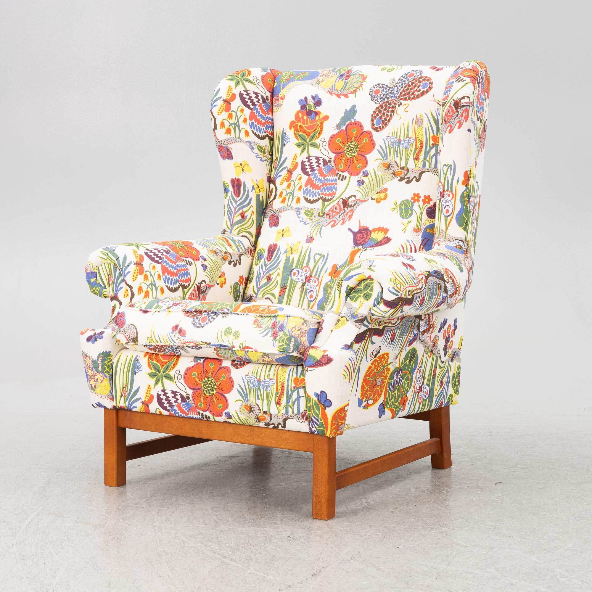 Ragnar Helsén, fåtölj, "Oxford", Stjernmöbler, Herrljunga för Firma Svenskt Tenn, 1900-talets andra hälft.