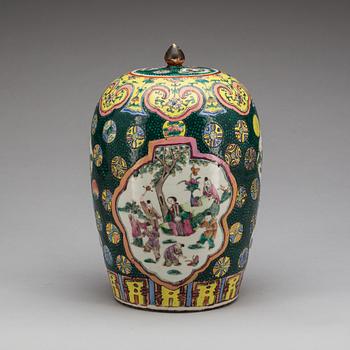 LOCKURNA, porslin, Kina, 1800/1900-tal.