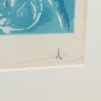 Salvador Dalí, "Sankta Lucia (Le triomphe de la lumière)",  1974.