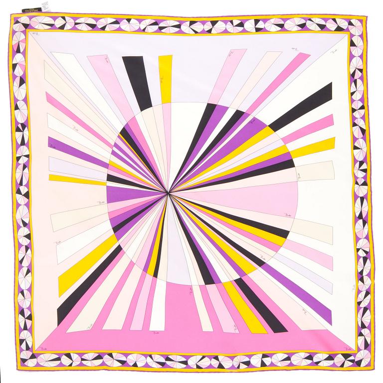 EMILIO PUCCI, a silk scarf.