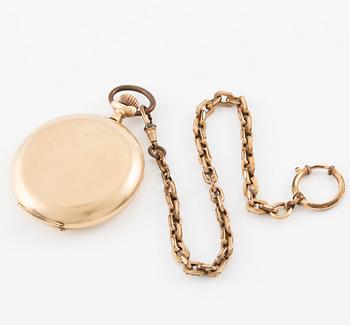 Cyma, pocket watch, hunter, 50 mm.