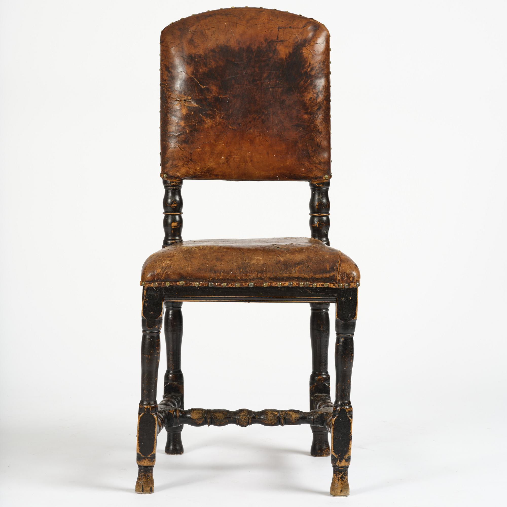 A Swedish baroque 'judge's' chair, circa 1700 / early 18th century.