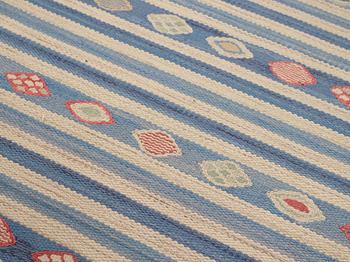 Barbro Nilsson, A CARPET, "Blåbär, ljus", tapestry weave, ca 381,5 x 202,5 cm, signed AB MMF BN.