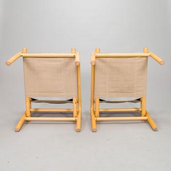 Ben af Schultén, fåtöljer, ett par, modell 411, Artek 1900-talets slut.