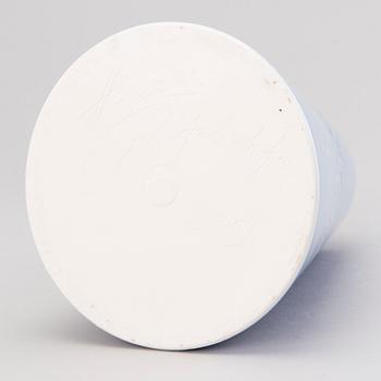 HEINI RIITAHUHTA, a 'Blue cranberry' porcelain vase signed Heini Riitahuhta 2005.