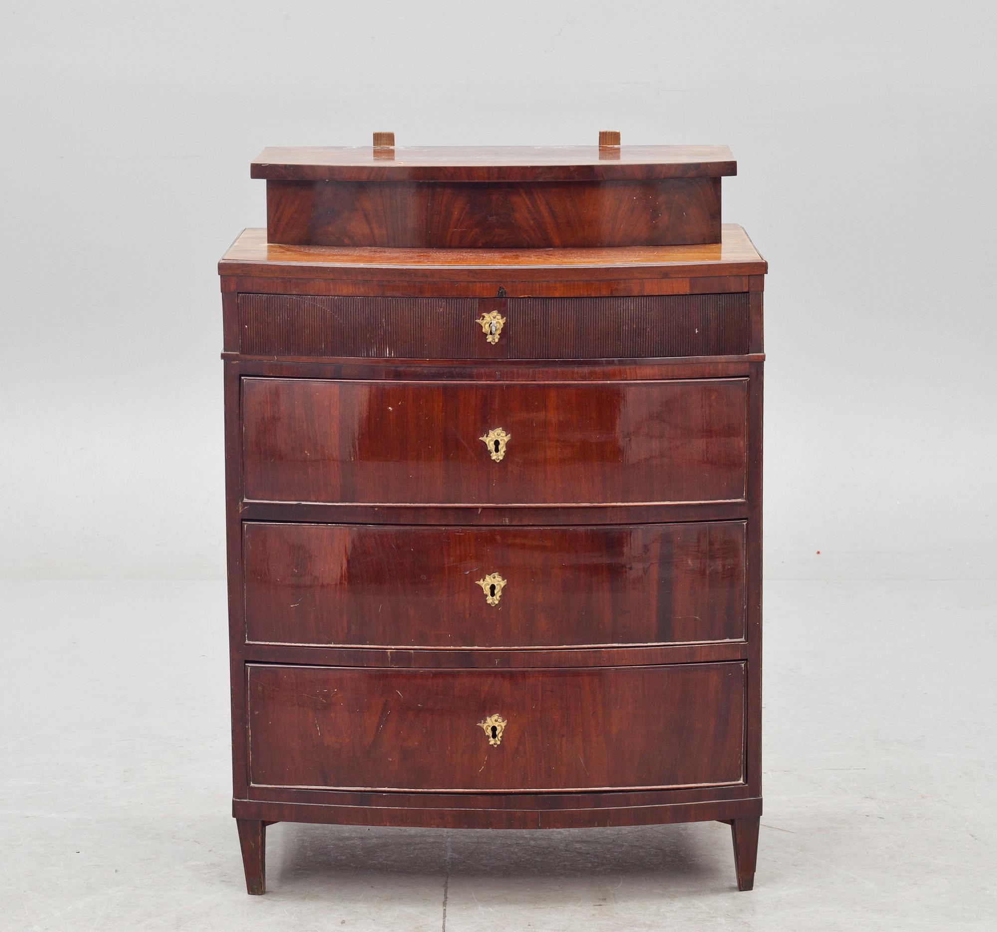 SPEGELBYRÅ, empire, Danmark 1800-talets mitt.