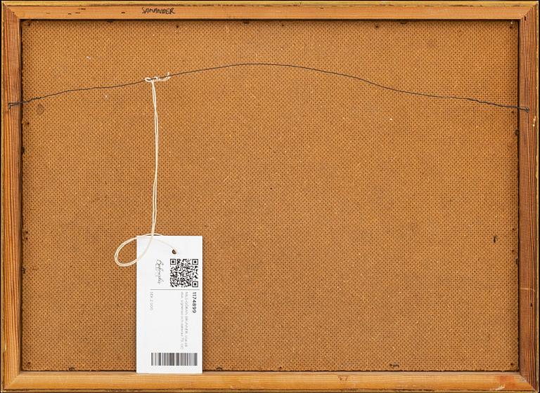 NILS-GÖRAN BRUNNER, oil on canvas, signed.