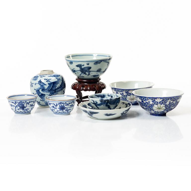 A group lot of Chinese porcelain, 17/20th century.