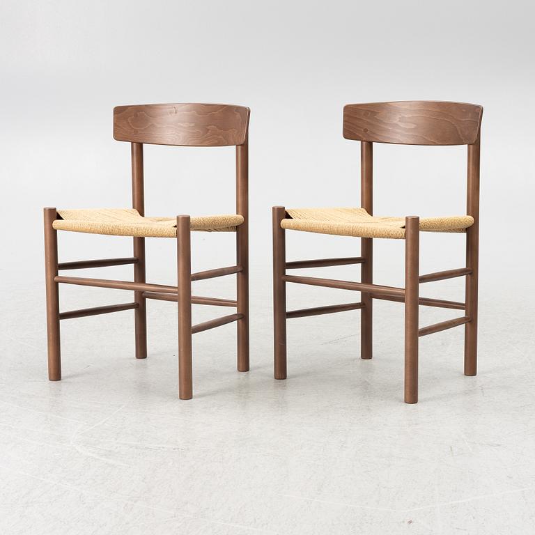 Børge Mogensen, stolar, ett par, "J39", Frediricia Furniture.