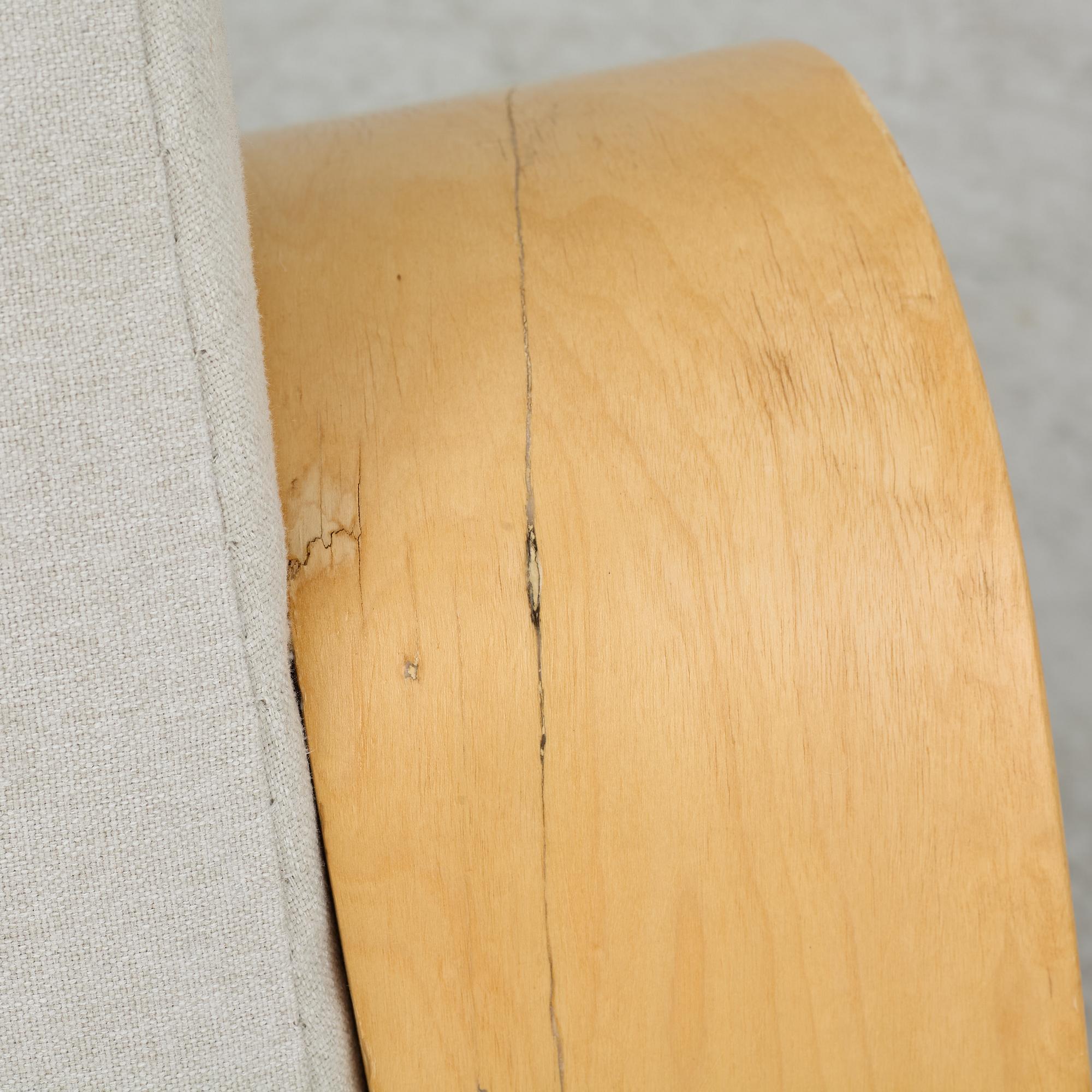 Alvar Aalto, a 'Tank' armchair model 400, Artek, Finland.