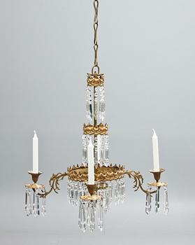 LJUSKRONA, senempire, 1800-talets mitt. H 61.