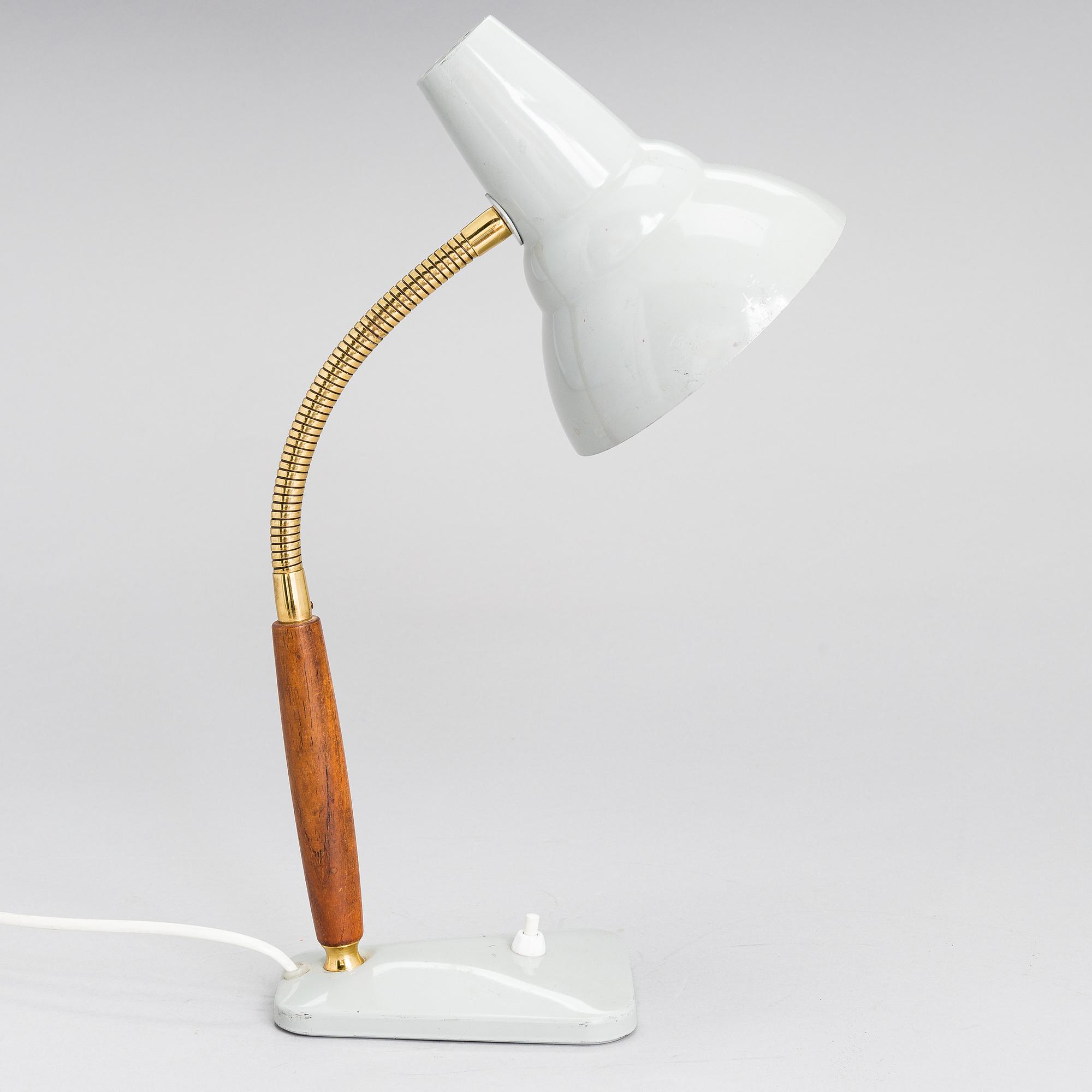 Bordslampa, Valinte, 1900-talets mitt.