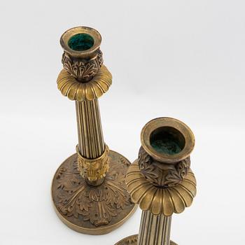 Candelabra a pair, France first part of the 19th century, Empire.