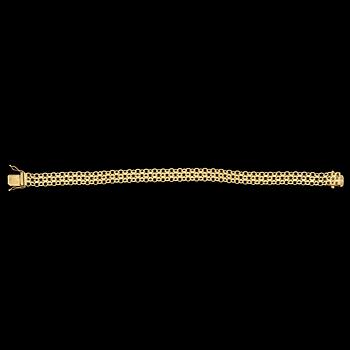 ARMLÄNK, 18 k guld, stmpl SAAB, Stockholm, 1962, vikt 17 g.