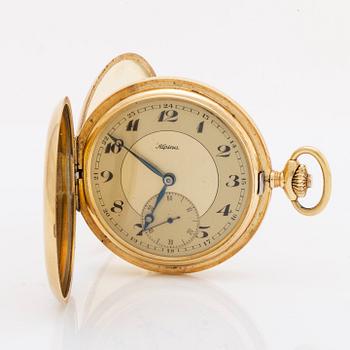 ALPINA, pocket watch, savonett, 51 mm.