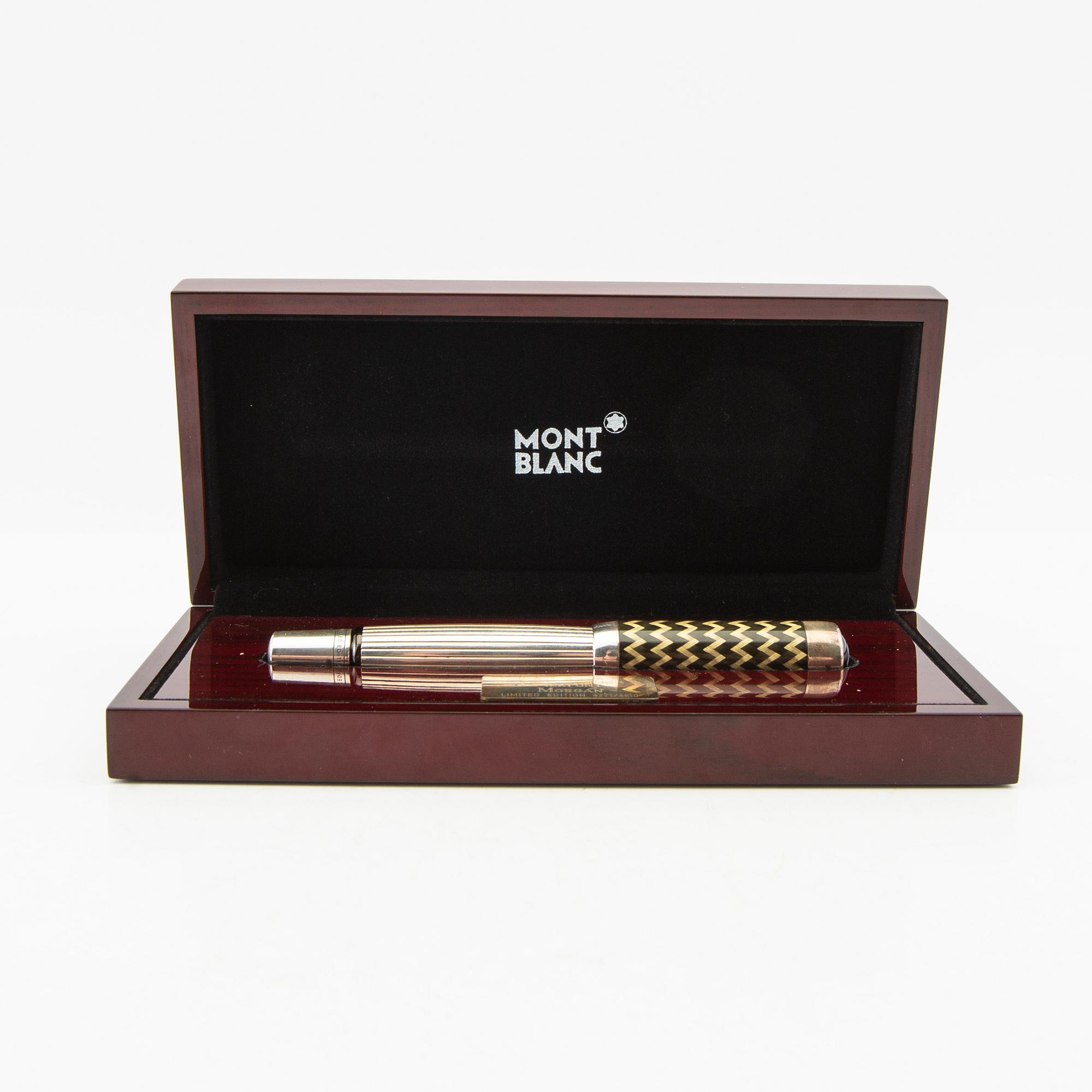 Montblanc reservoirpenna, "Homage à J.P. Pierpont Morgan" limited edition 4221/4810 2004.