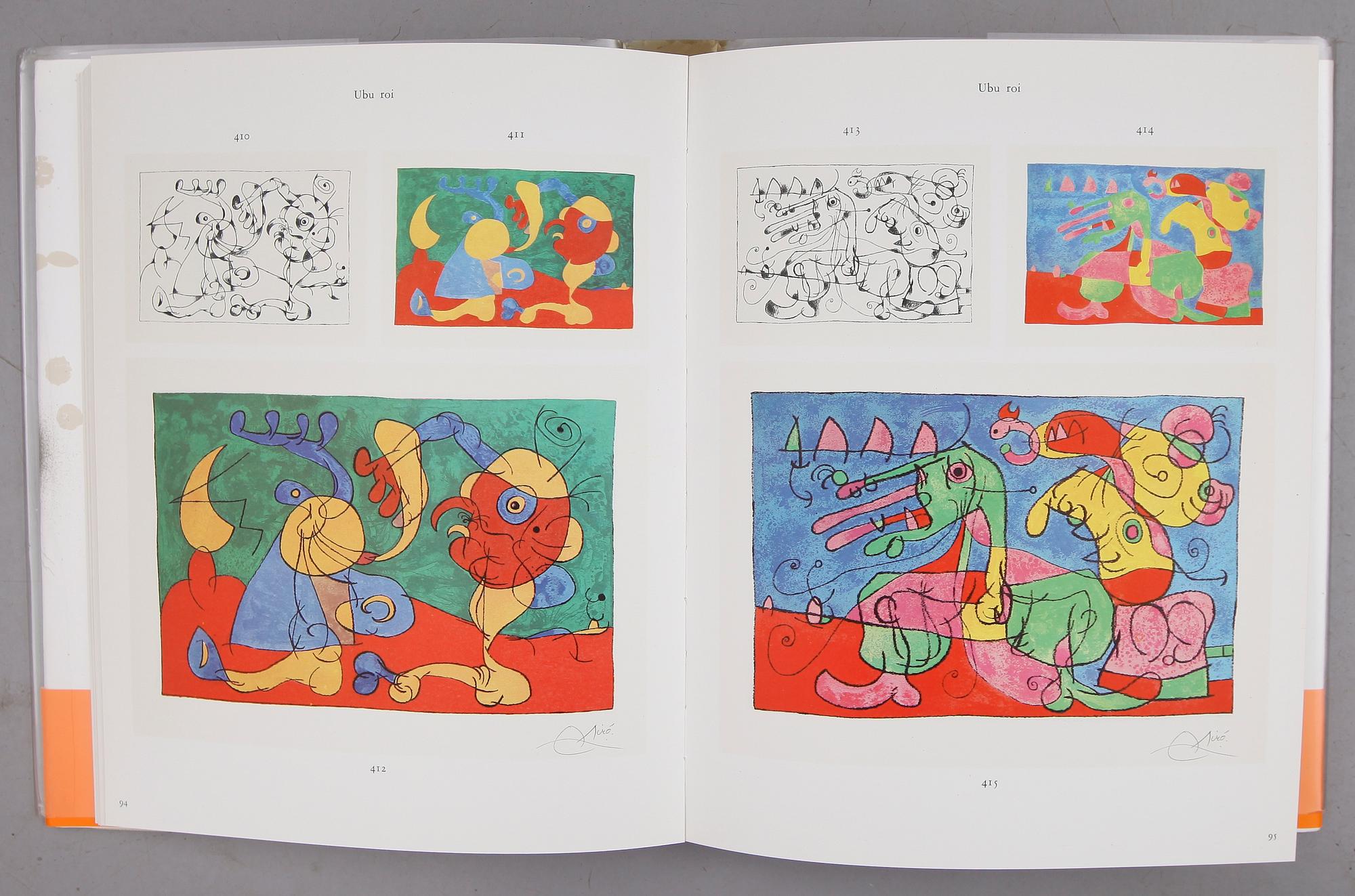 BOK: Miró Lithographie III 1964-69, Joan Teixidor, Maeght, Paris, 1977. Med litografi.