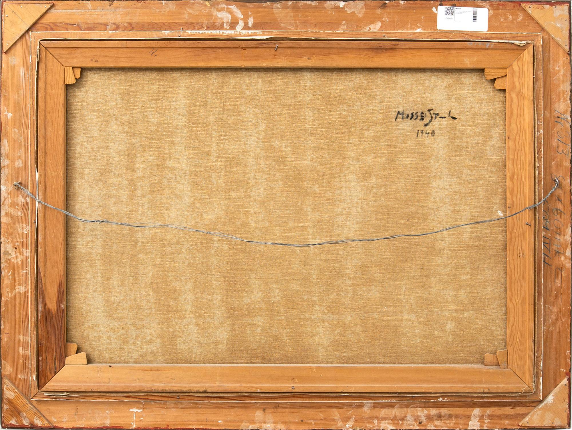 Mosse Stoopendaal, olja på duk signerad  daterad 1940.