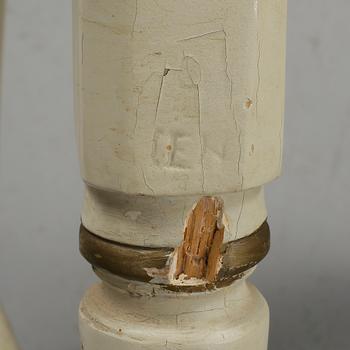 STOLAR, 4 st snarlika, Gustavianska, bl.a Johan Hammarström (mästare i Stockholm 1794-1812).