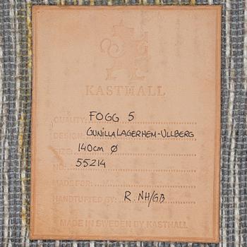 Gunilla Lagerhem Ullberg, rugs 2 pcs, "Fogg 5", Kasthall, diameter approx. 180 and 140 cm.