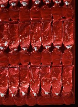 Arman (Armand Pierre Fernandez), "Monochrome Accumulation no: 2508".