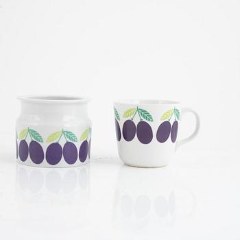 Raija Uosikkinen, servis, 25 delar, porslin, "Pomona", Arabia, Finland.