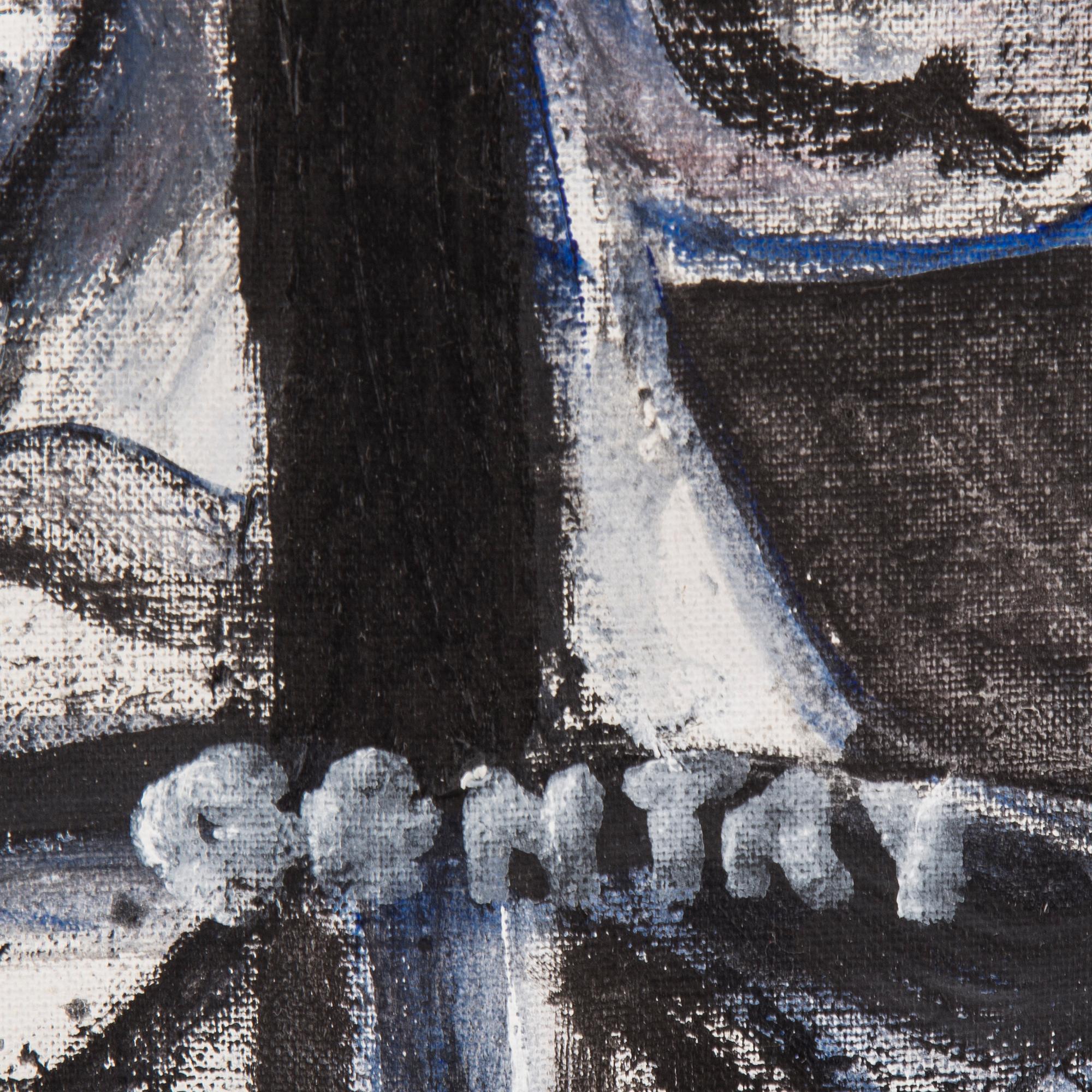 HERBERT GENTRY, Oil/acrylic on canvas, signed. /.