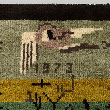 Margareta Ahlstedt-Willandt, rya, modell för Neovius. 153 x 110 cm.