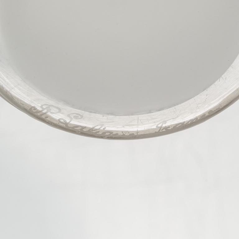 René Lalique, a 'Domrémy' glass vase, 1926.
