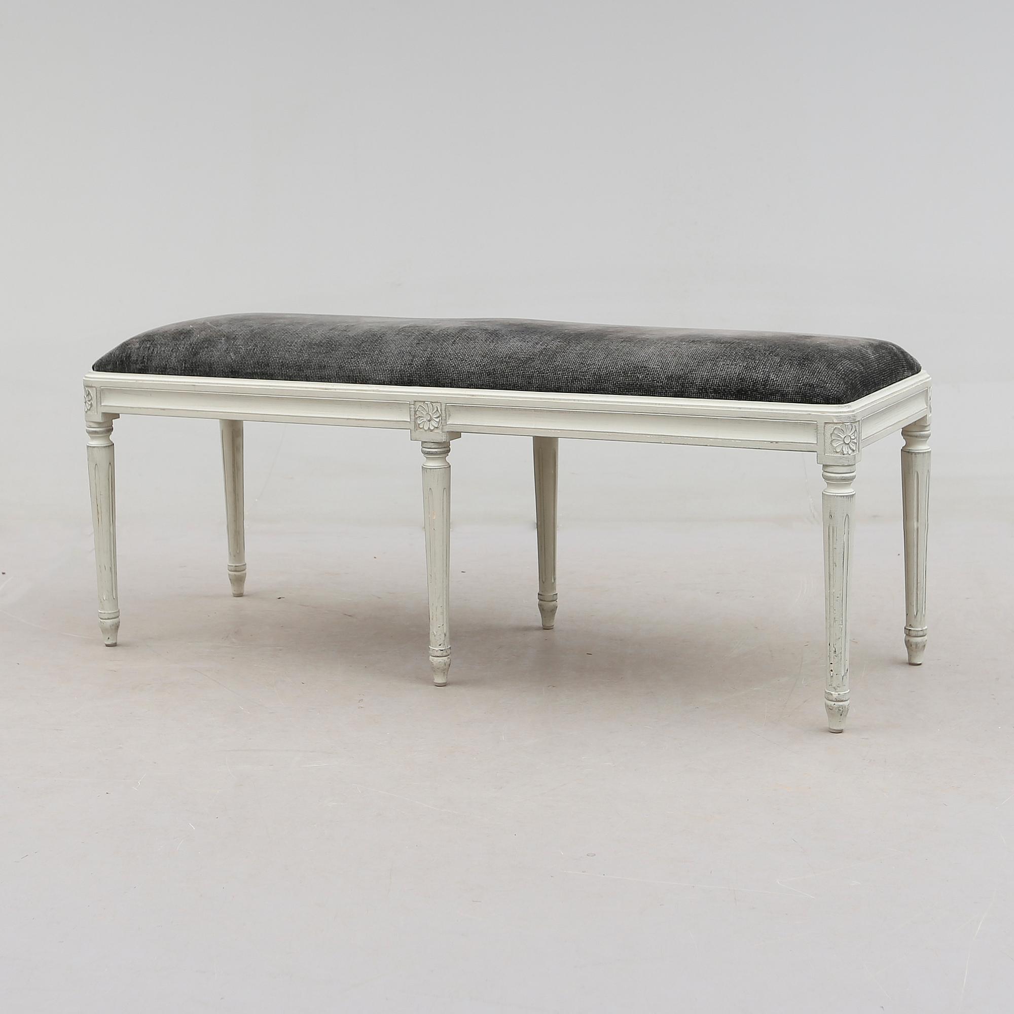 BÄNK, gustaviansk stil, 1900-talets senare del.