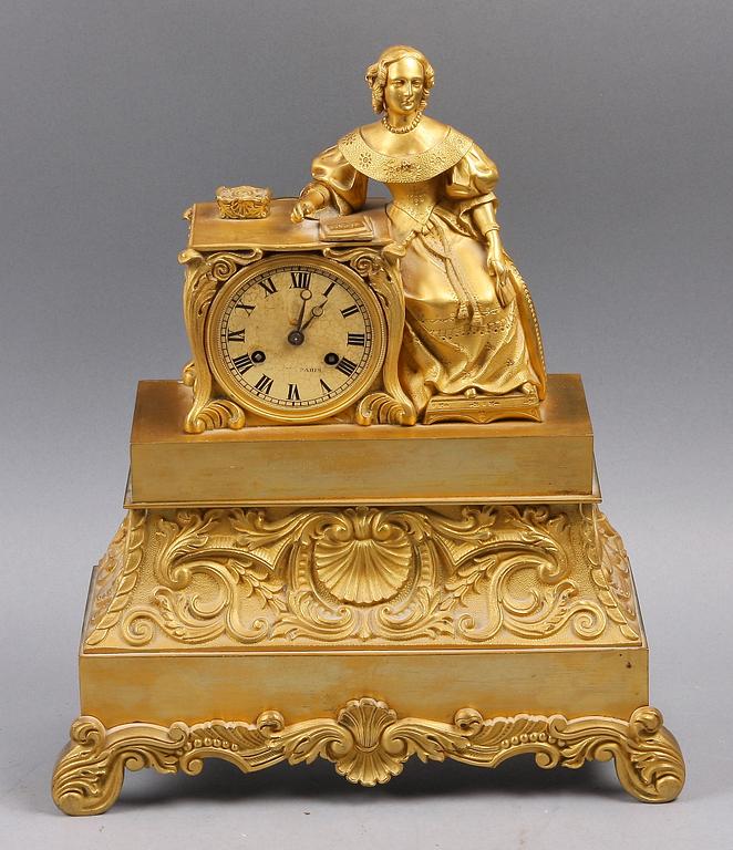 BORDSPENDYL, senempire, 1800-talets mitt.