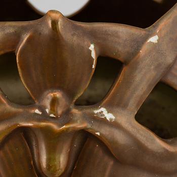 JOSEF EKBERG, ytterfoder, flintgods, Gustavsberg, 1904.