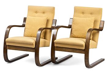 300. Alvar Aalto, ARMCHAIRS, A PAIR.