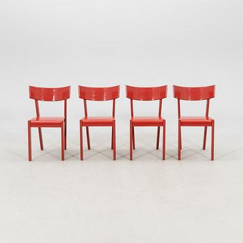 Ralf Lindberg chairs, 4 pcs "Tati" Gärsnäs 1980/90s.