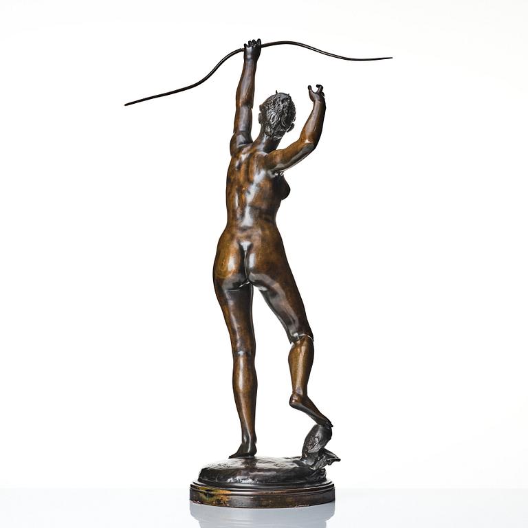 Alexandre Falguière, The hunting goddess Diana.