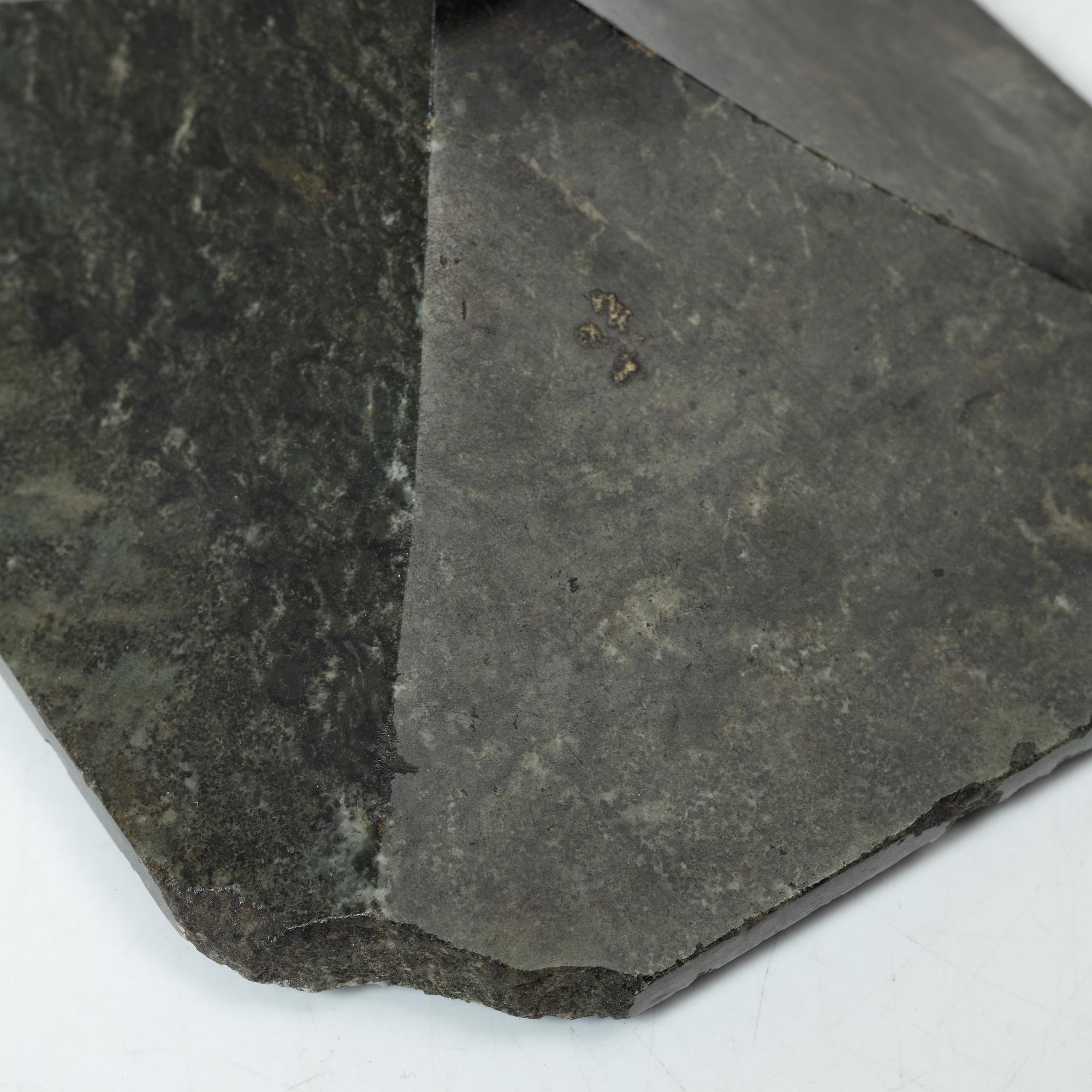 Tobacco box, marble, Sweden, 19th century.