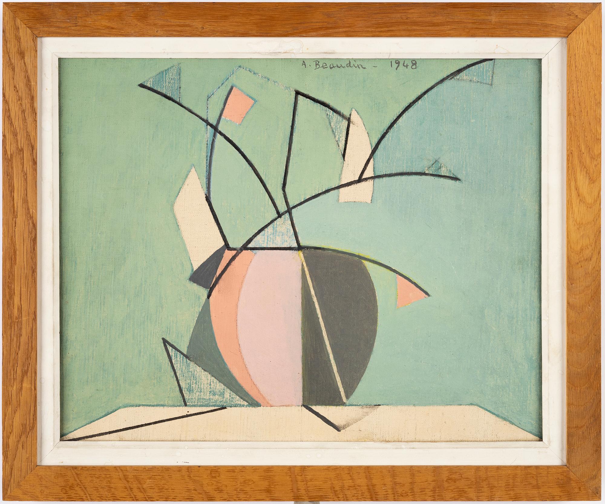André Beaudin, oil on canvas, signed and dated 1948.