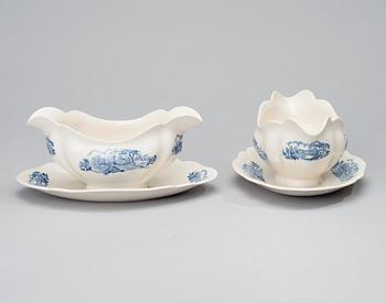 MATSERVIS, 74 delar, porslin, "English Gardens", Johnson Brothers, England 1900-första hälft.