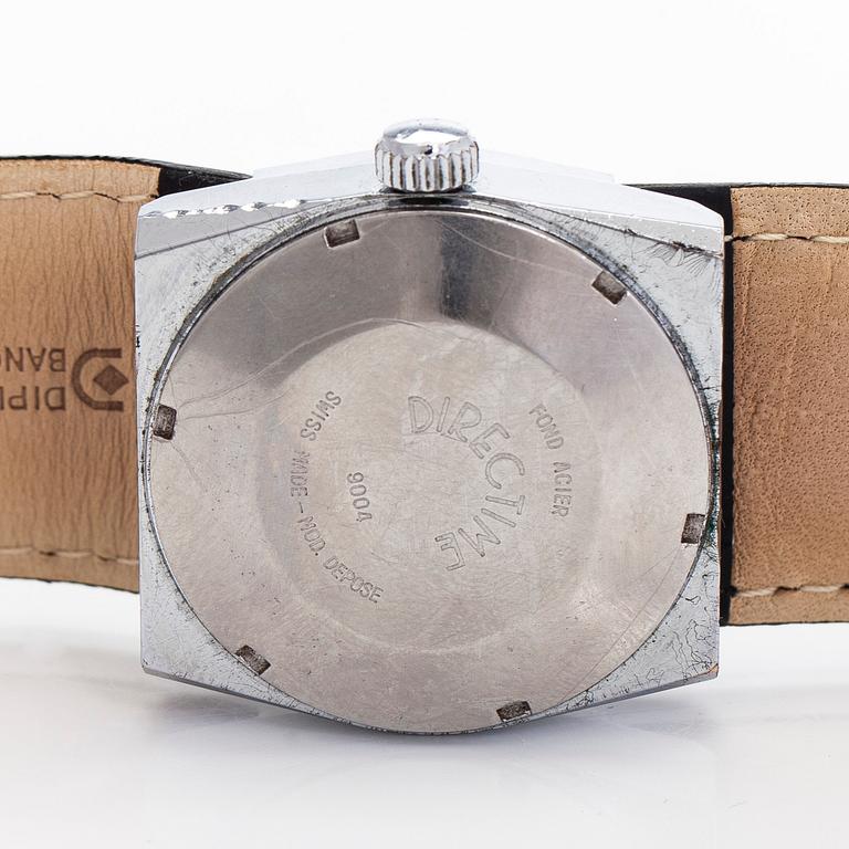 Hoga, Directime, "Jump Hour", wristwatch, 33.5 mm.